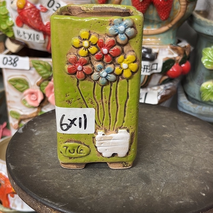 粗陶材质多肉花盆