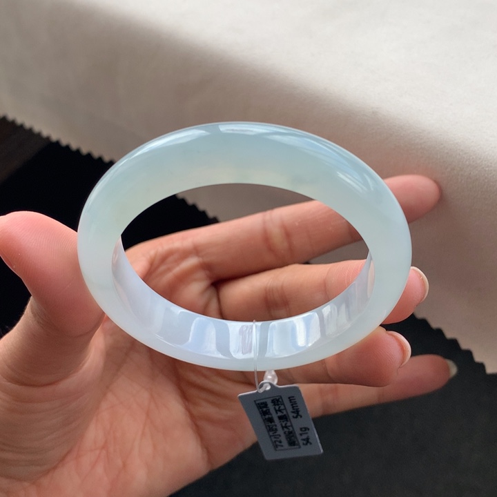 翡翠手镯未镶嵌翡翠手镯54圈口