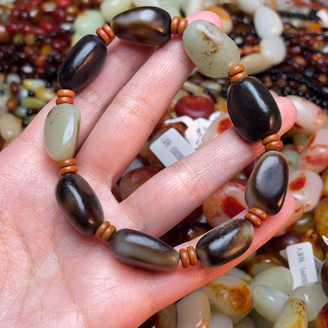 和田玉手链未镶嵌