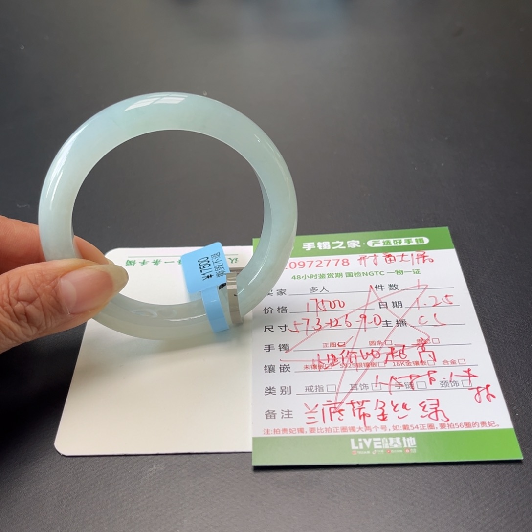 翡翠手镯未镶嵌多人