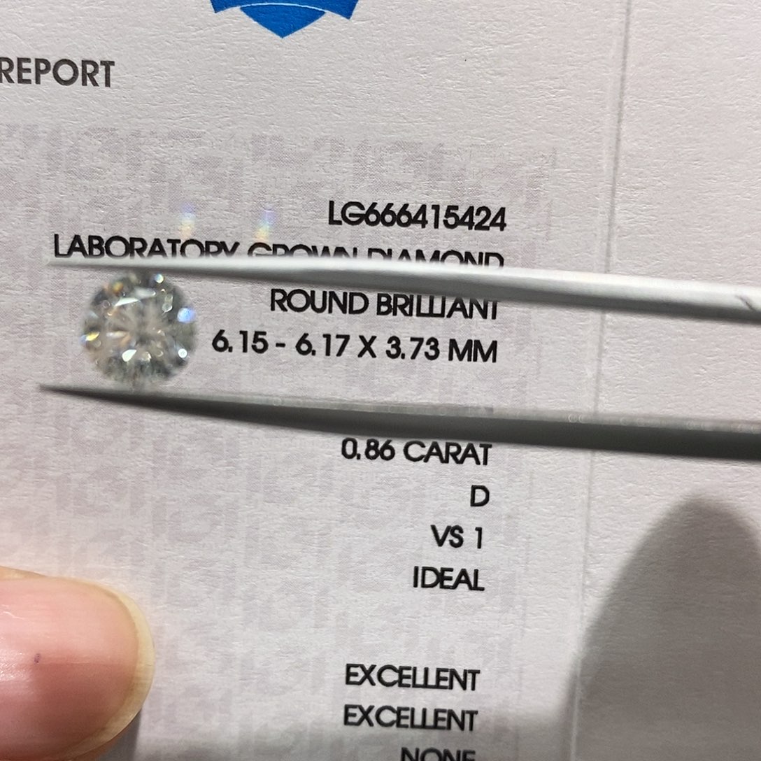 实验室培育钻石裸石未镶嵌