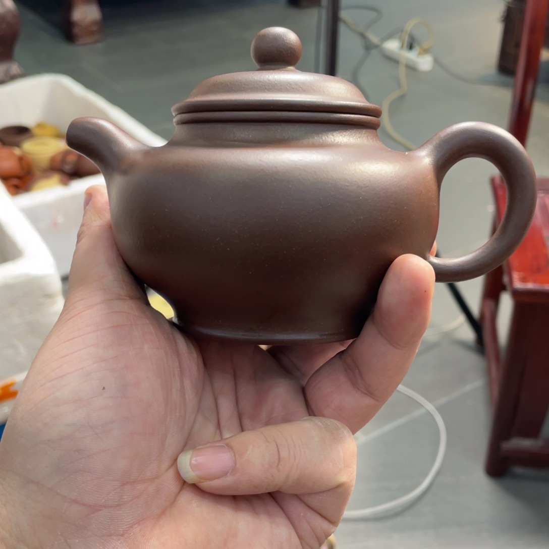 紫砂茶壶好喜欢看肖蘸和肖先生