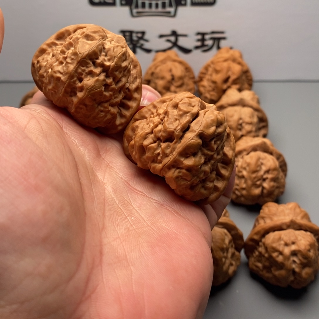 幸***福吊坠文玩核桃蛤蟆44