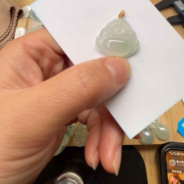翡翠未镶嵌吊坠(不含链)翡翠