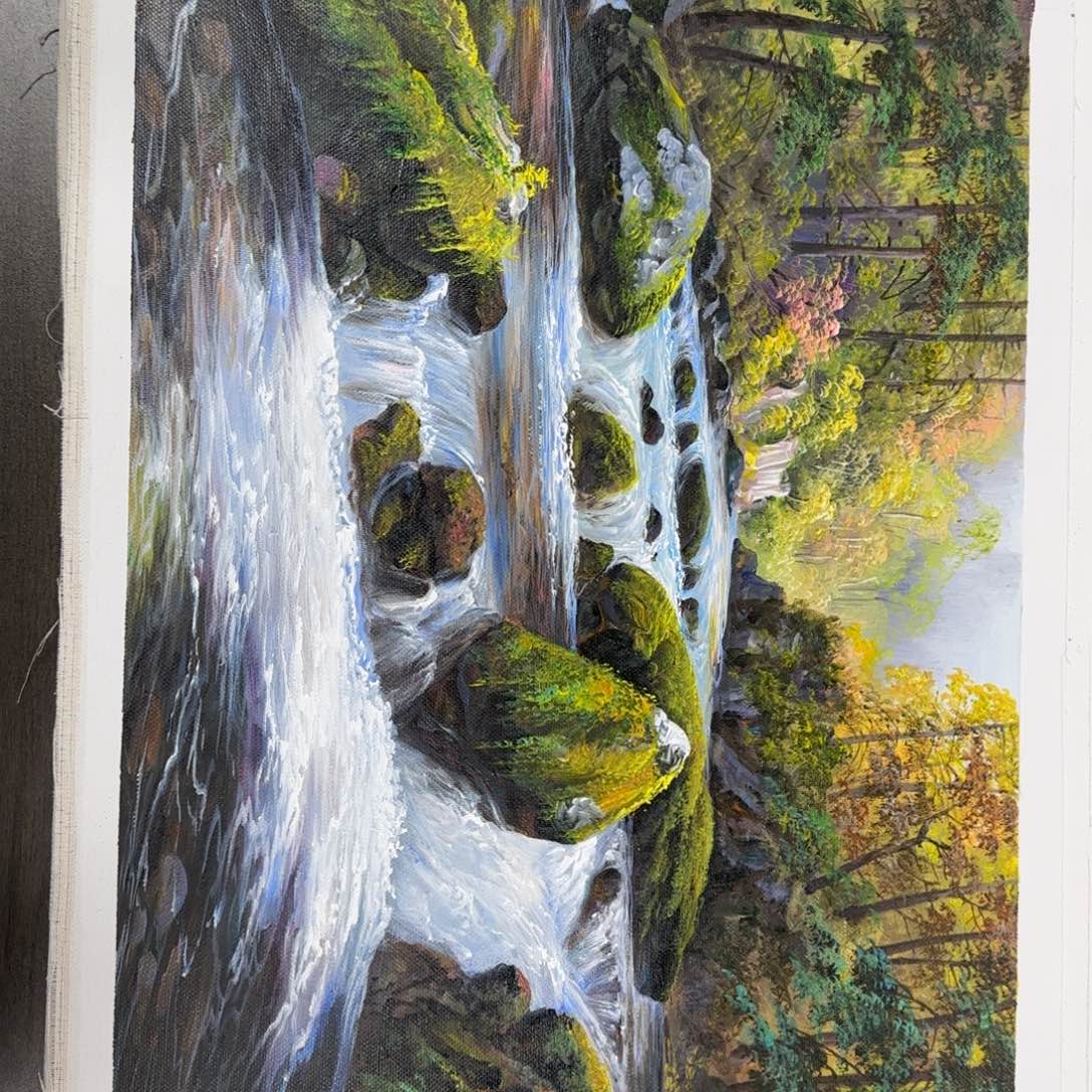油画加油加油努力加油加油