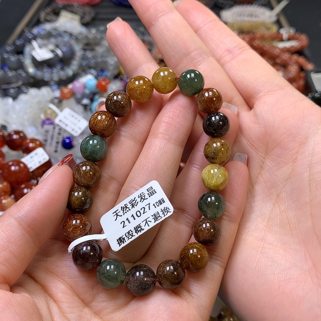 水晶手链未镶嵌，