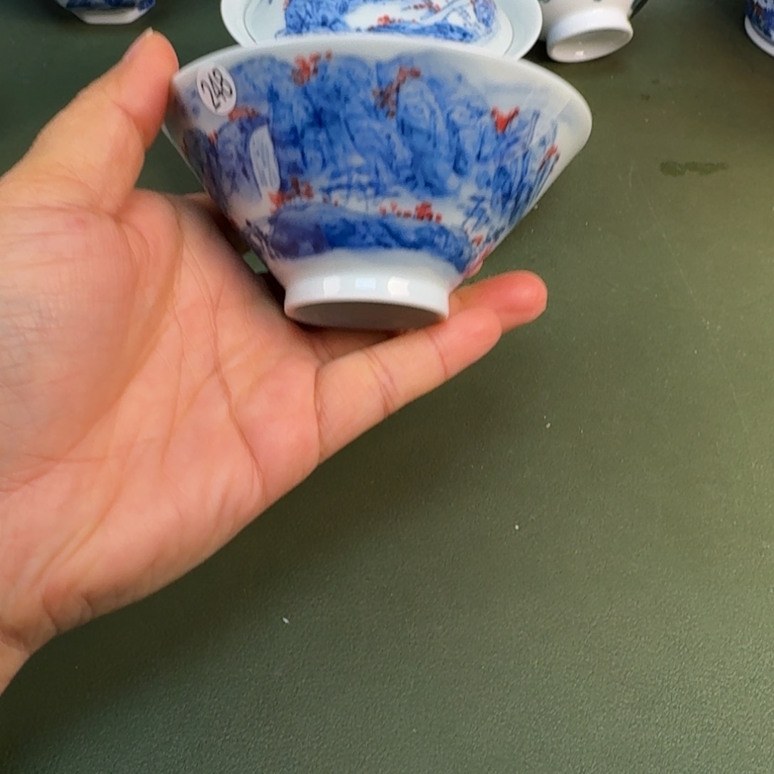 陶景德镇纯手绘茶具圆圆227