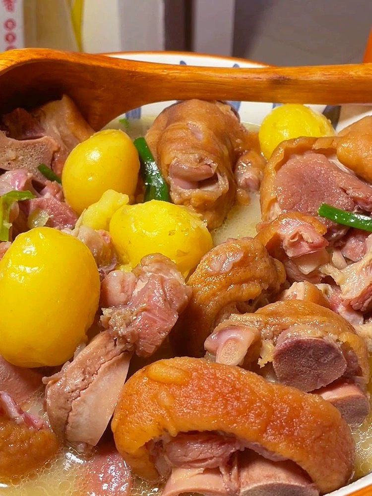 【腊猪脚猪蹄肉】农村柴火烟熏腊肉猪蹄肉蹄膀肉 默认切块发货