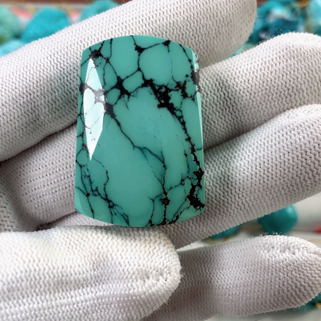 绿松石未镶嵌车挂