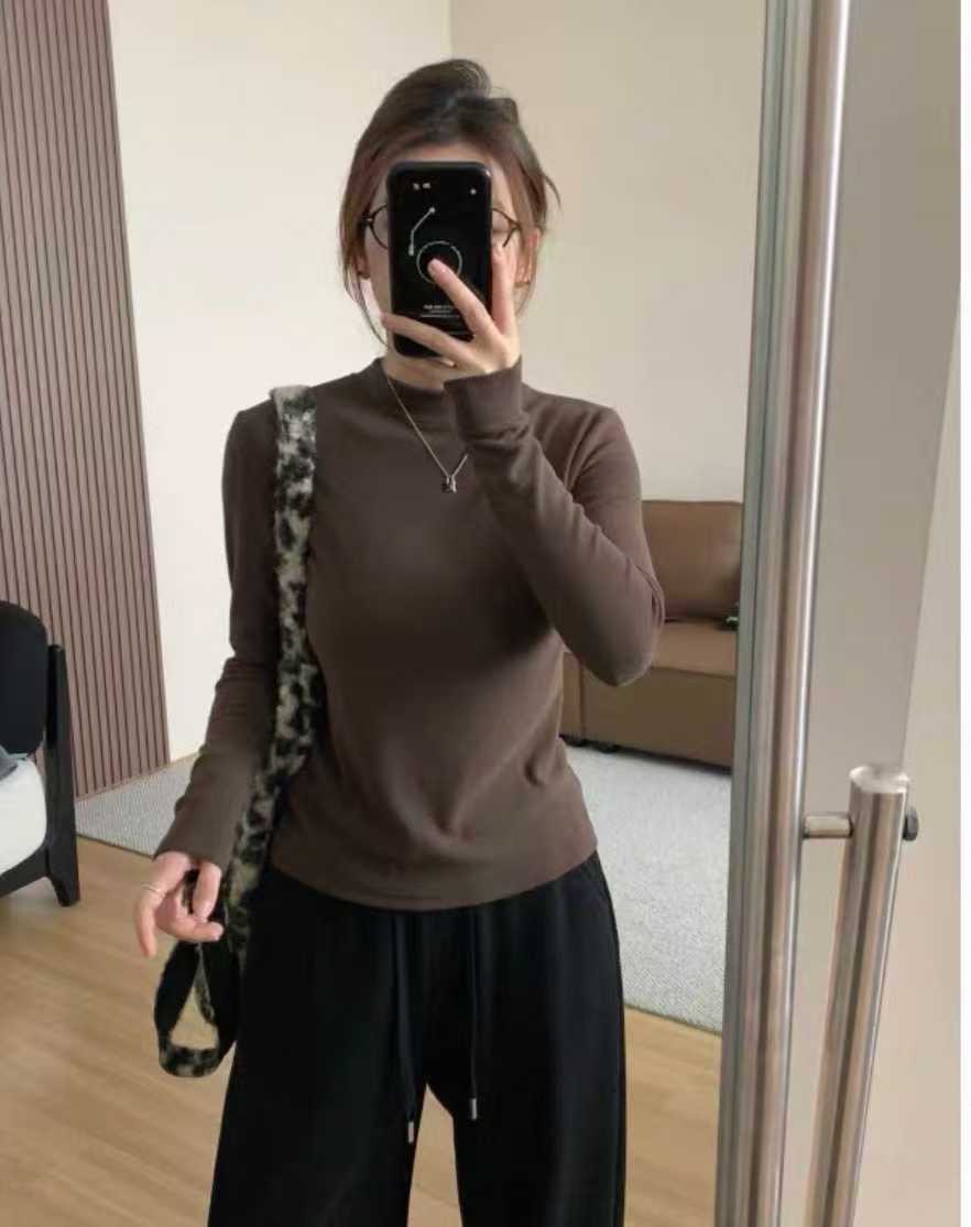 叙旧姑嫂 穆丝羊绒打底衫T恤699小中领