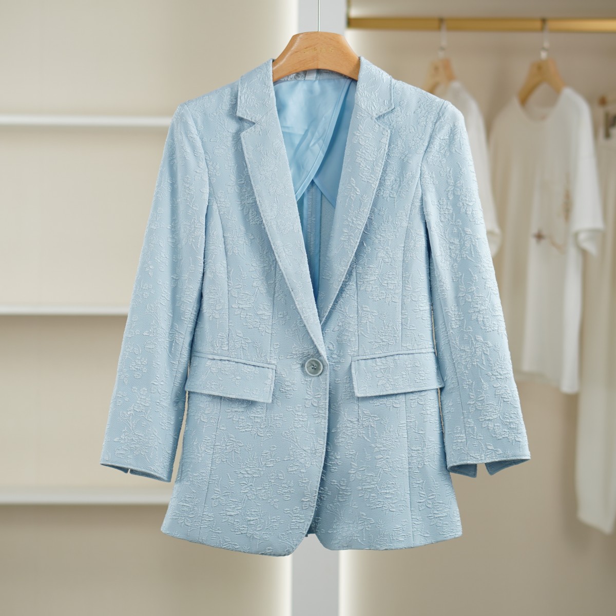 麦迪尚品【设计师】40610167 春秋时尚气质西装外套品牌撤柜女装