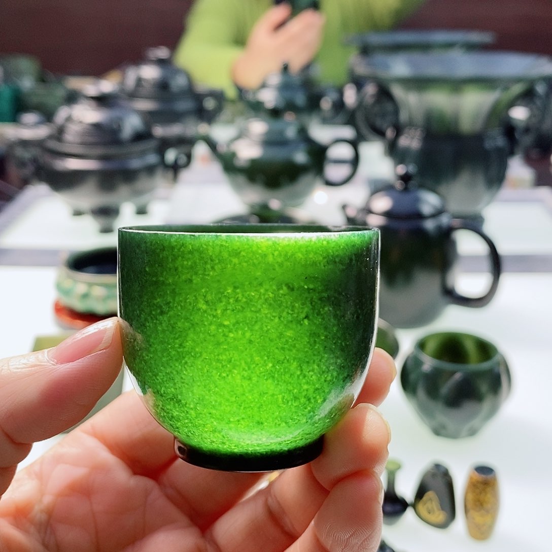 和田玉（青玉）摆件未镶嵌