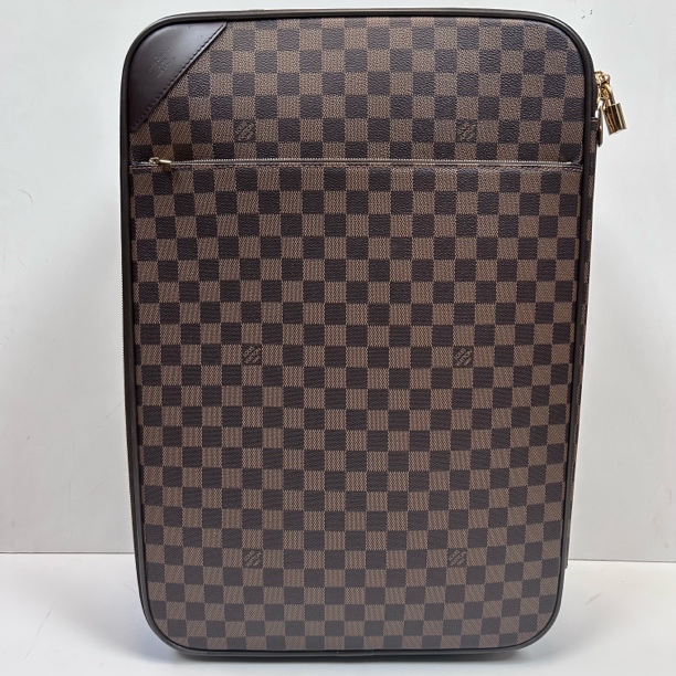 99新 LouisVuitton/路易威登 粽色棋盘格52/38/18cm拉杆箱1563