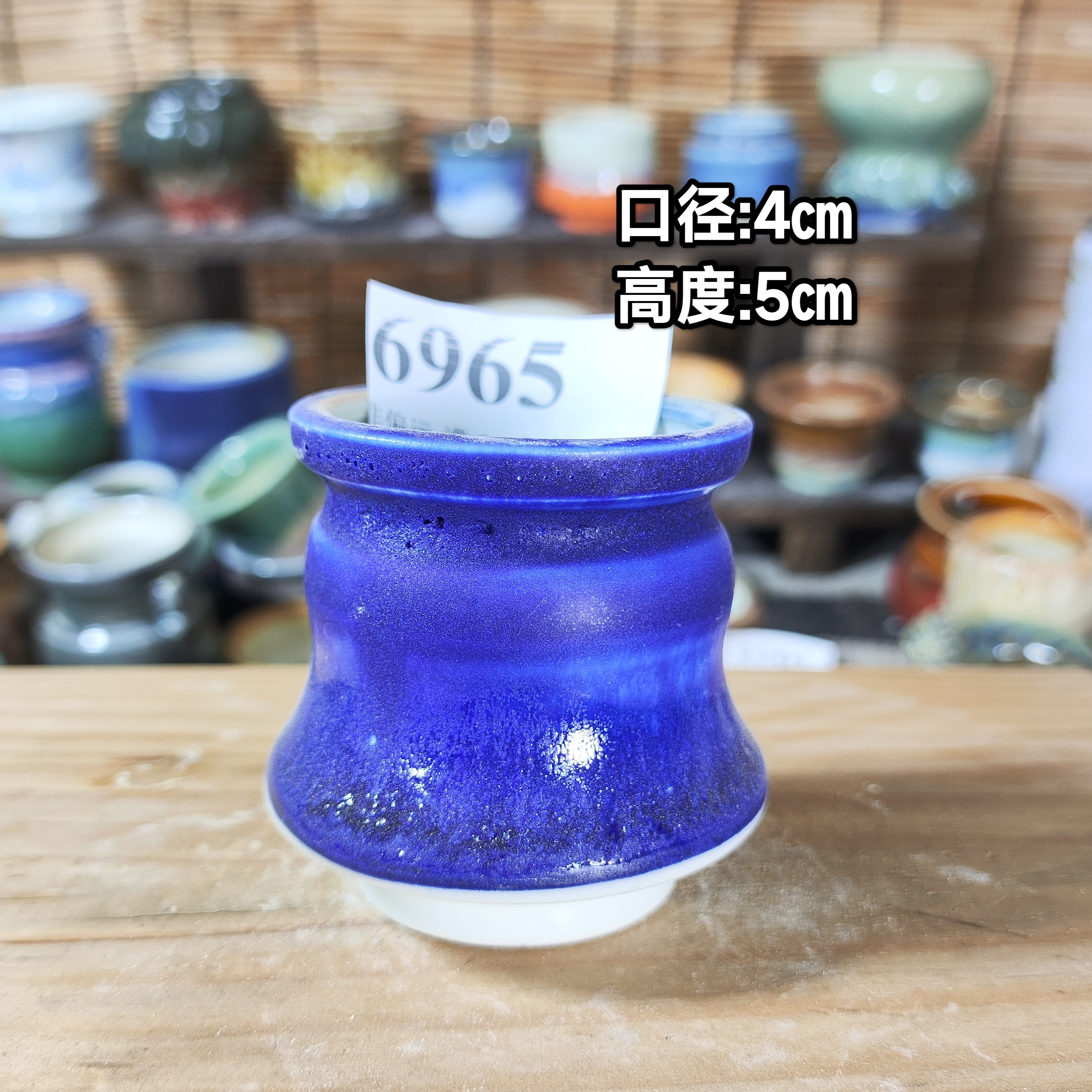 手工创意多肉花盆摆件迷你多肉花盆景德镇纯手工制做