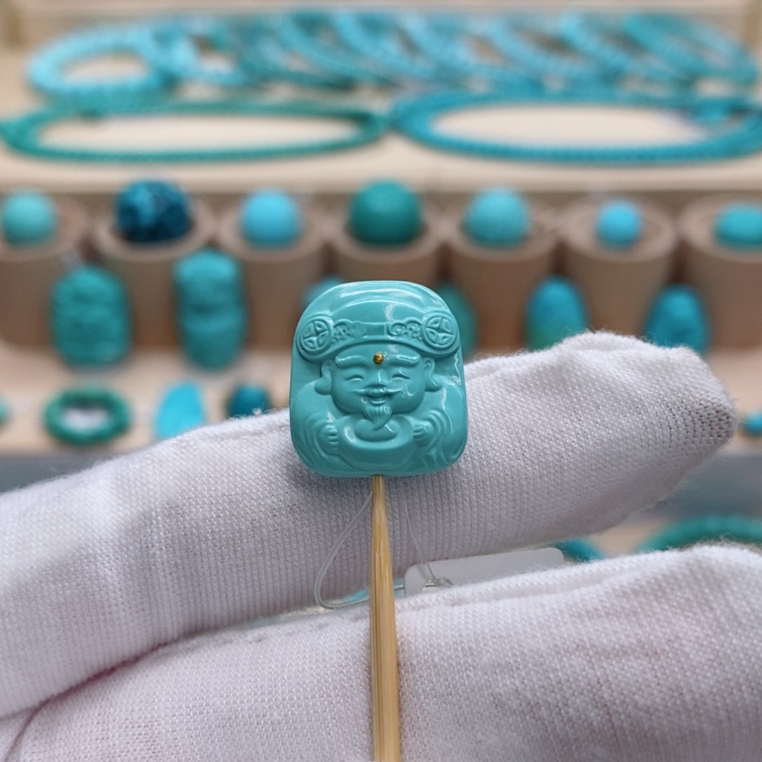 绿松石珠宝奇石未镶嵌