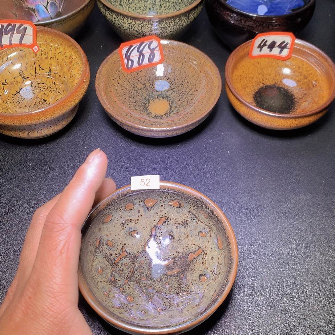 茶盏52建盏主人杯客杯