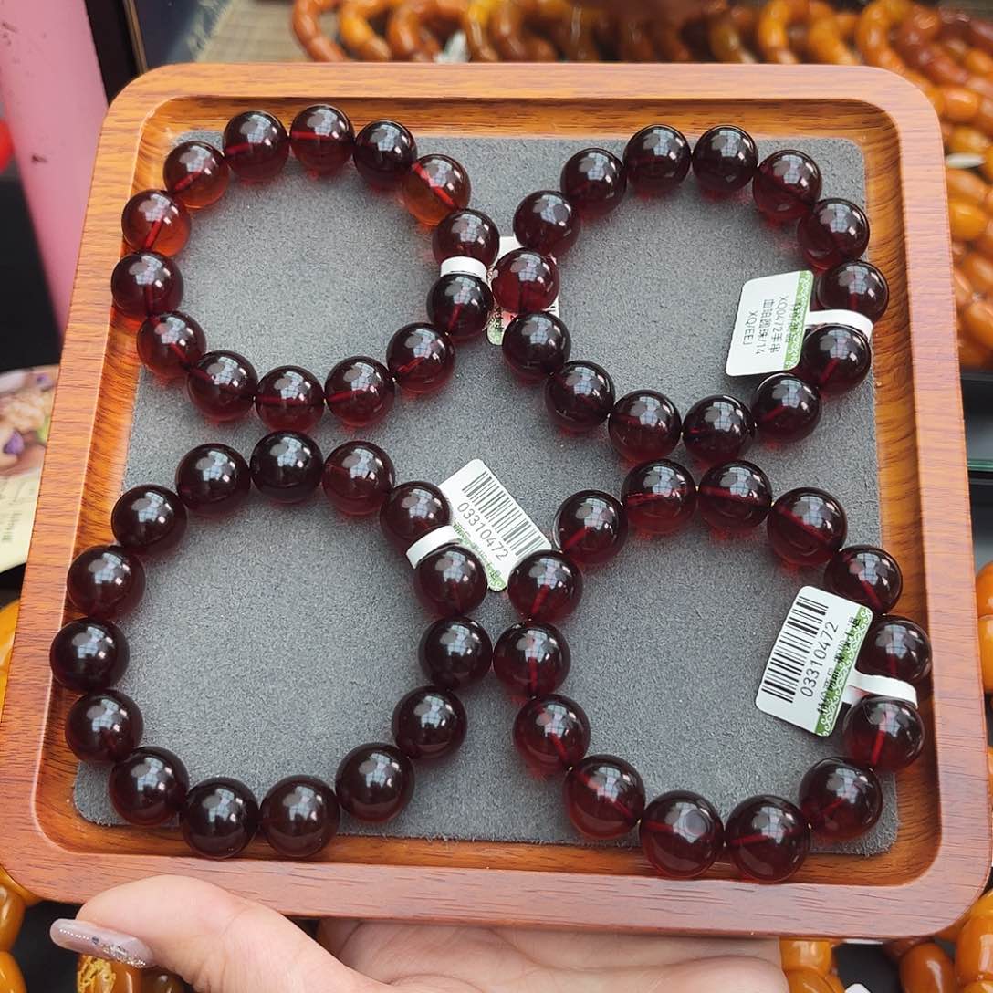 琥珀手链未镶嵌14 m多样性发其一