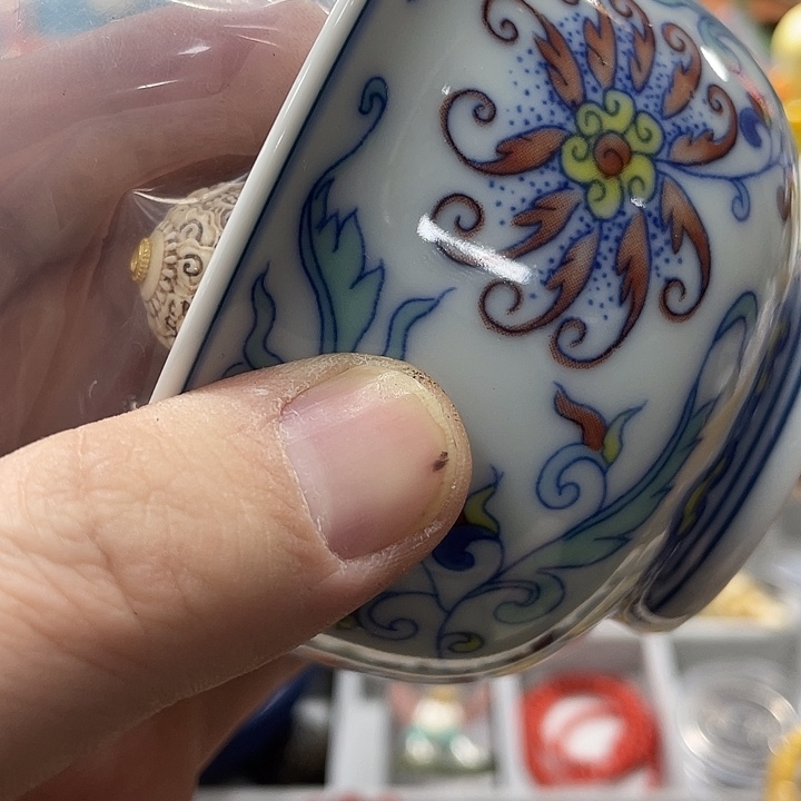 世***迎瓷片精美雕刻精美