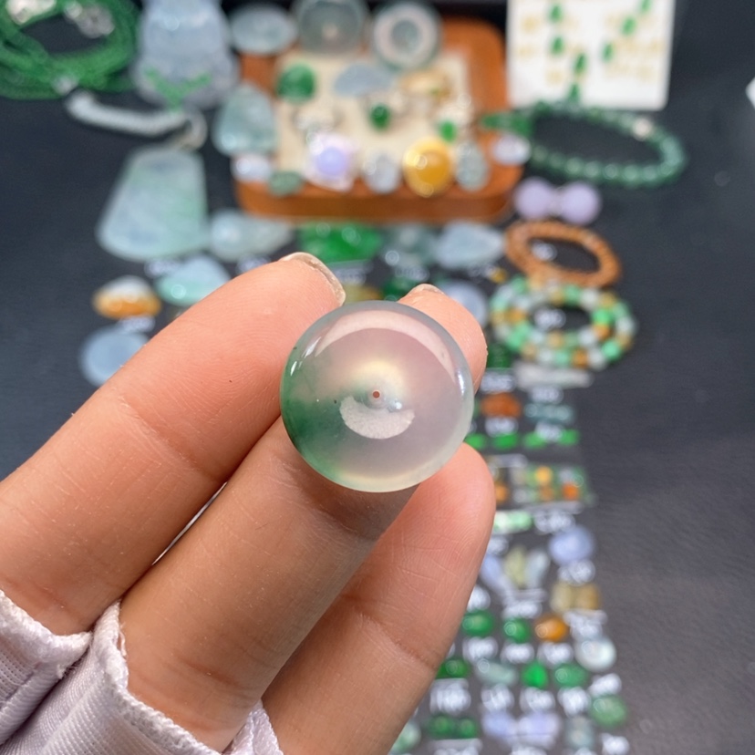 【闪购商品】翡翠挂件未镶嵌扣子