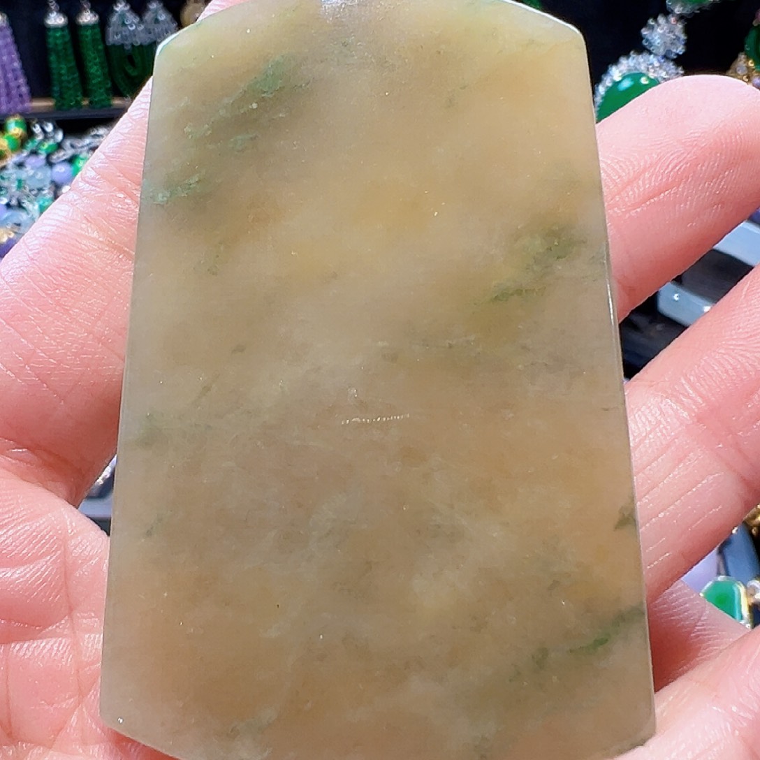 翡翠颈饰18K金镶嵌签收后24小时鉴赏期