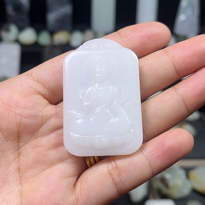 和田玉吊坠(不含链)未镶嵌