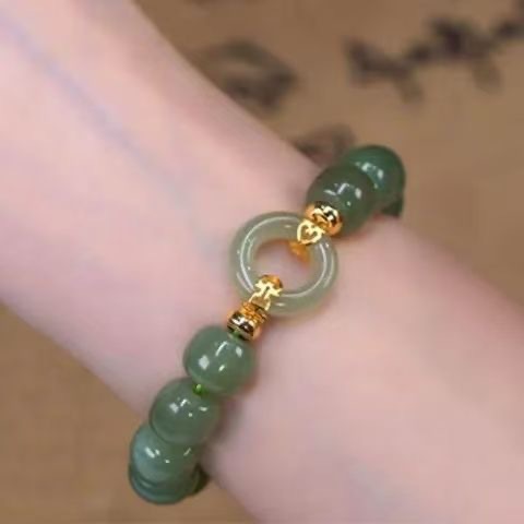 铜合金亚克力手链 雅手链复古女款手饰2025轻奢妈妈手串生日女友