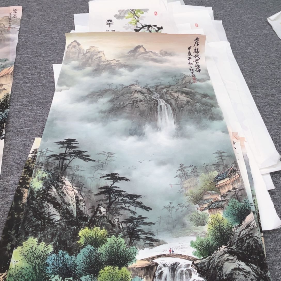 国画岩**r绘画绘画绘画