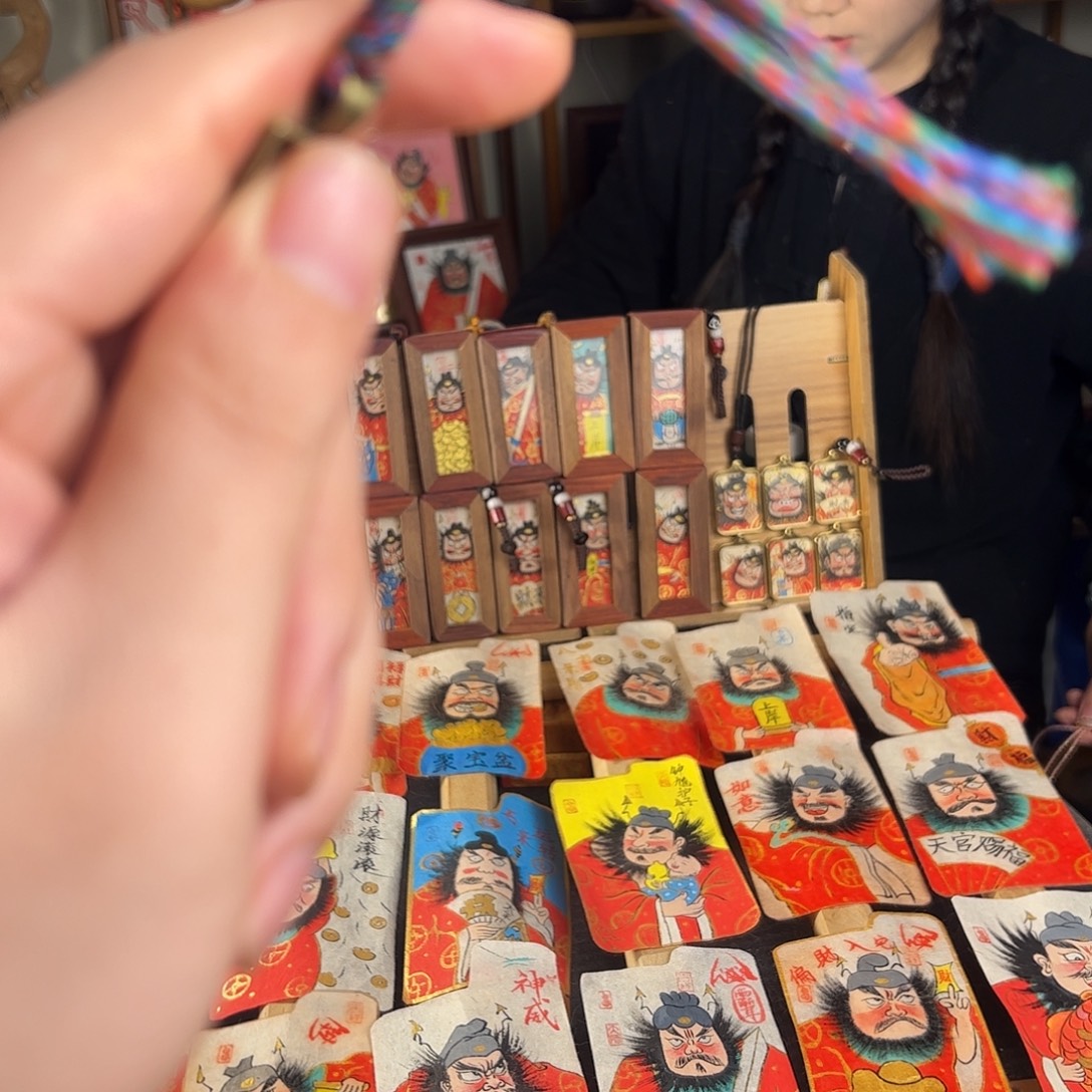 纯手绘手工制作挂件避