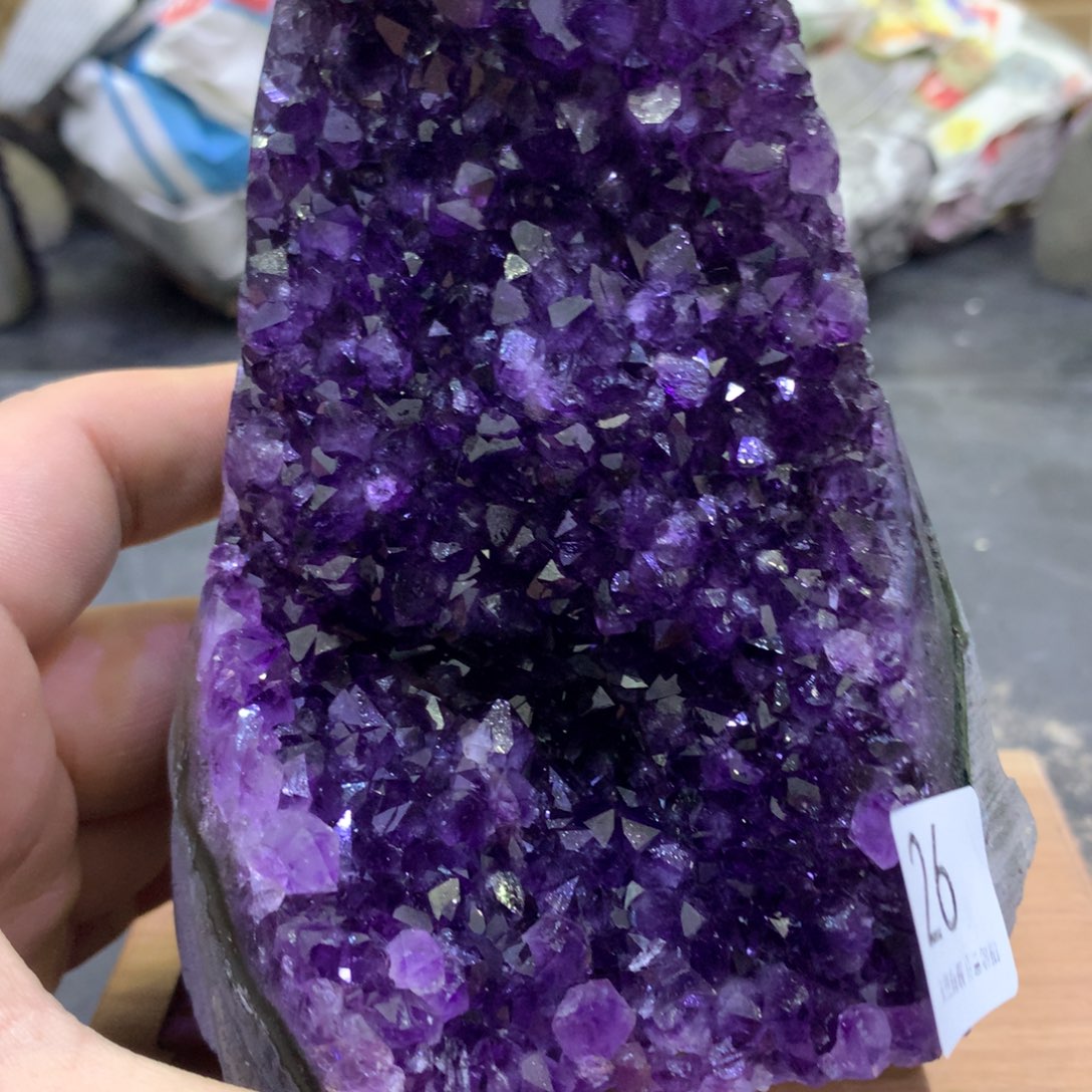 紫晶摆件未镶嵌紫晶紫晶26