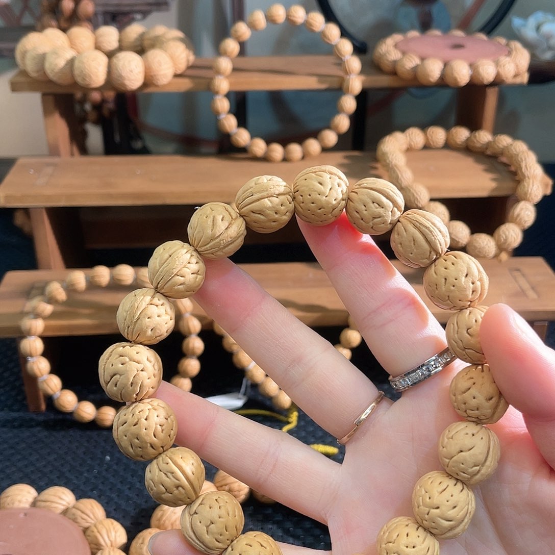 藕*15加野生奶油皮单圈手持