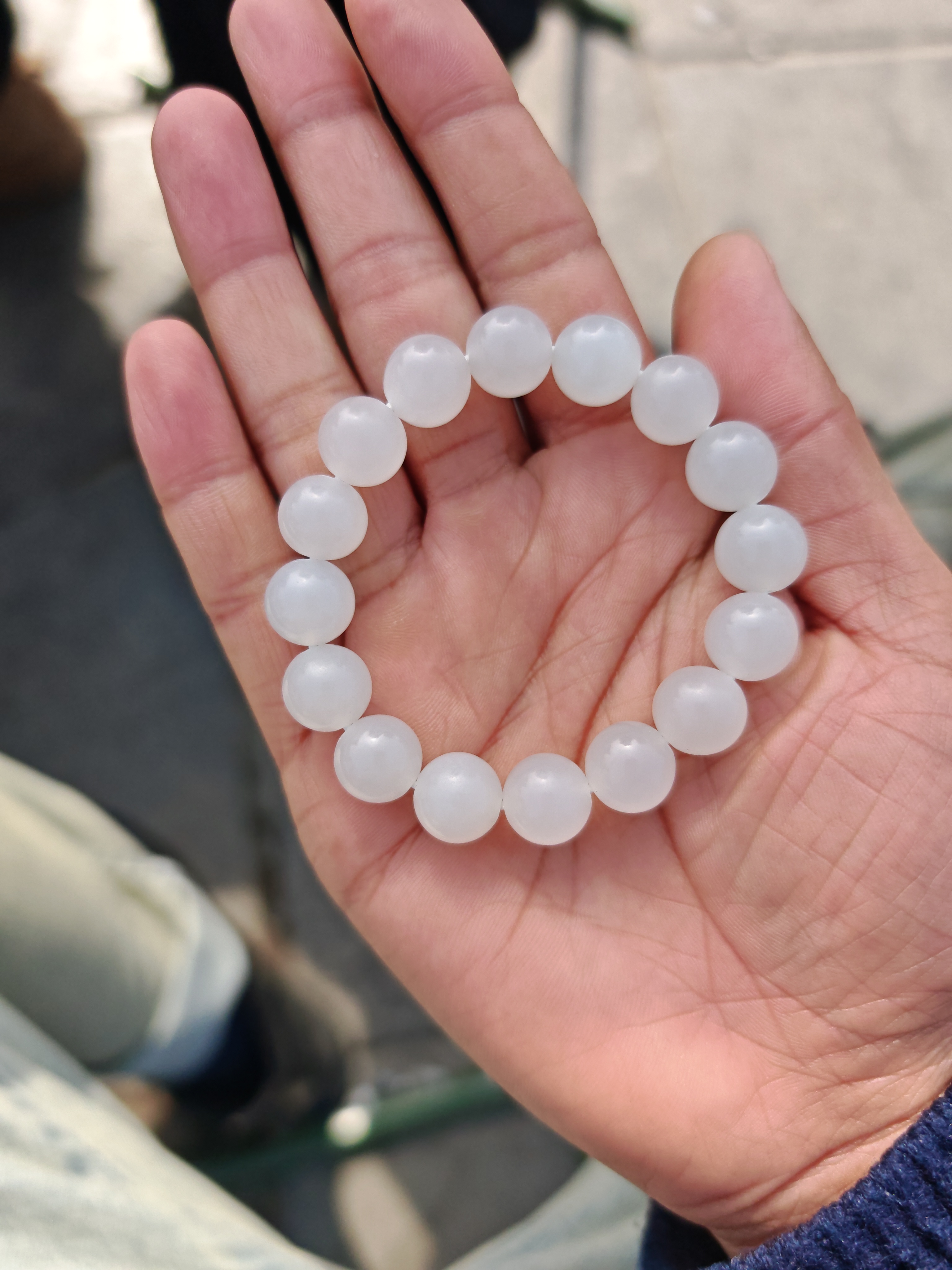 和田玉手串高端奢华款