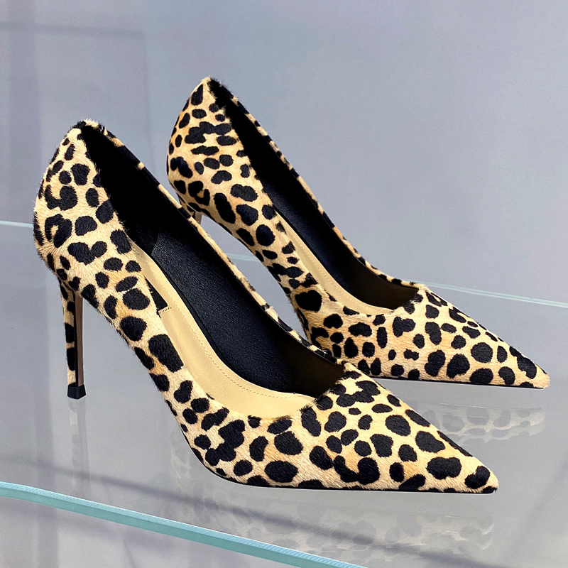 【现货】单鞋女2024新款夏季外穿细跟高级感绝美气质法式高跟鞋002