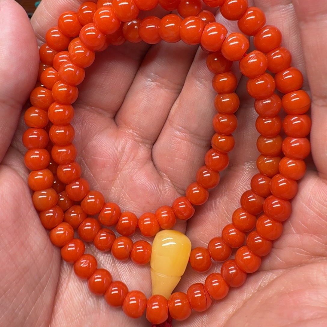 南红玛瑙未镶嵌颈饰