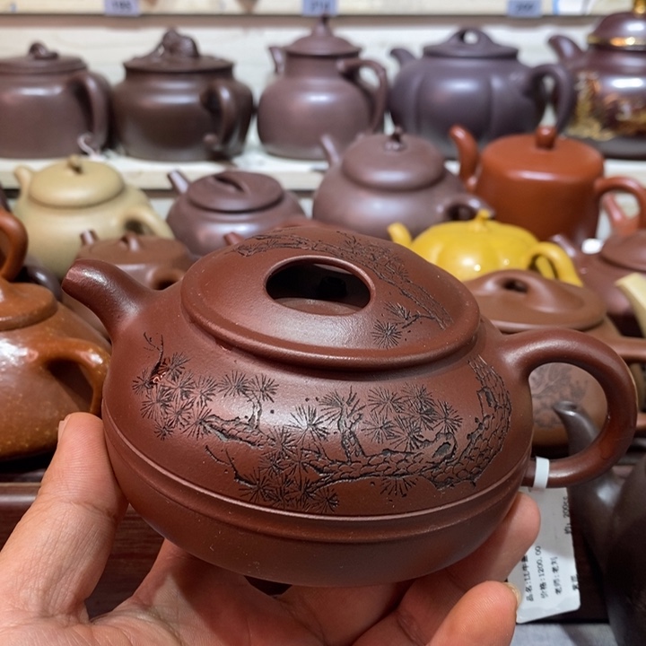 宏***礼紫砂茶壶精工制作