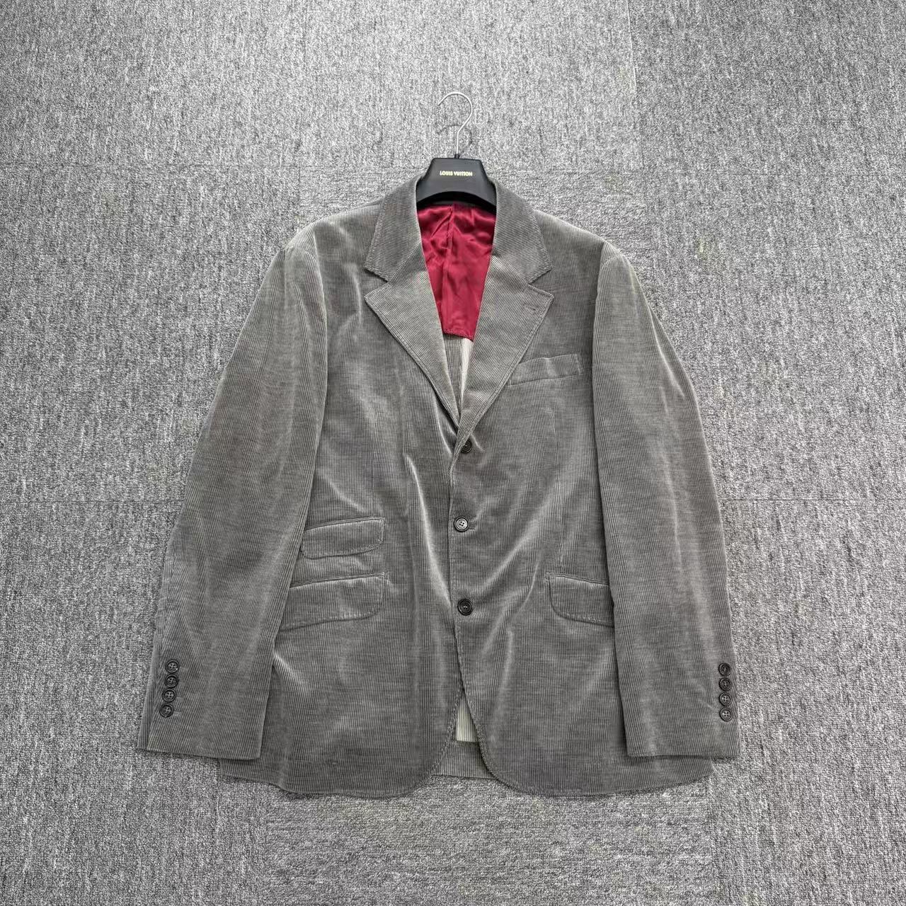 99新 maje BRUNELLO CUCINELLI 灯芯绒西装外套/54码/19503