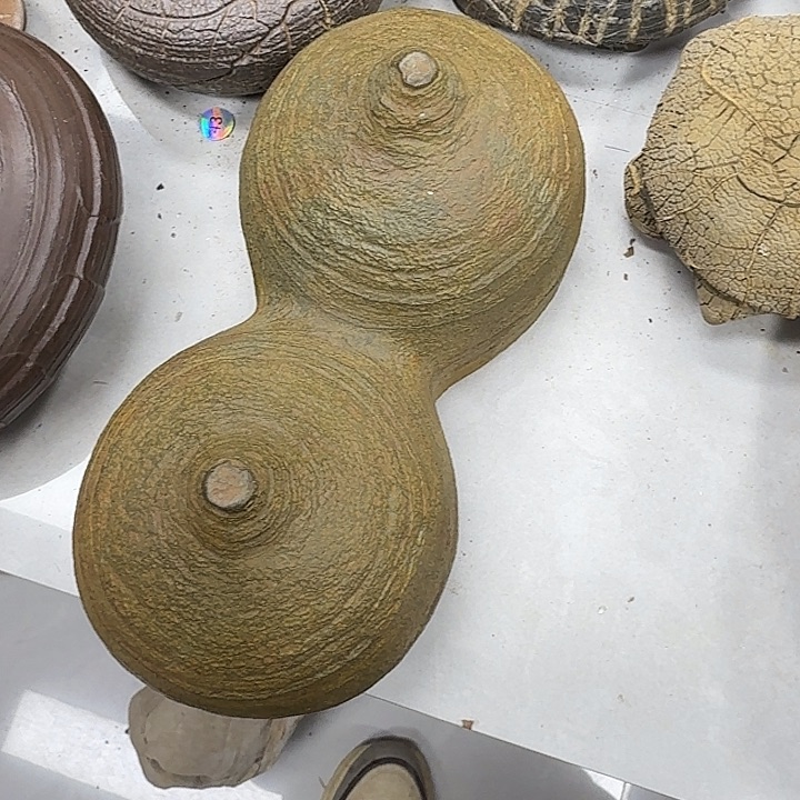 花***声石材龟纹石，玲珑石