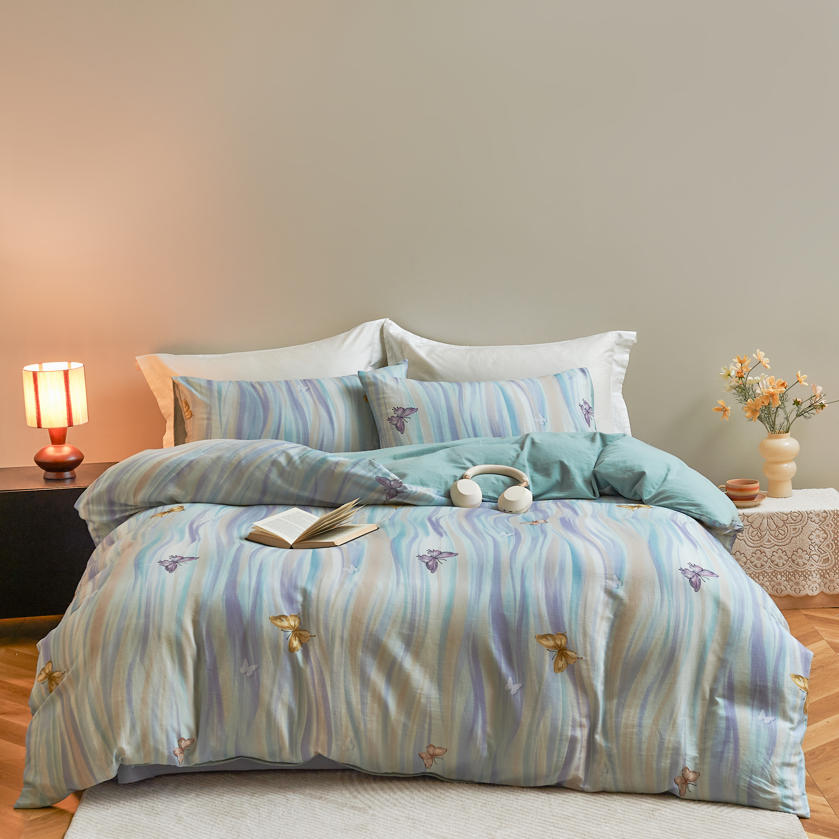 星河DLK-全棉磨毛四件套系列A810