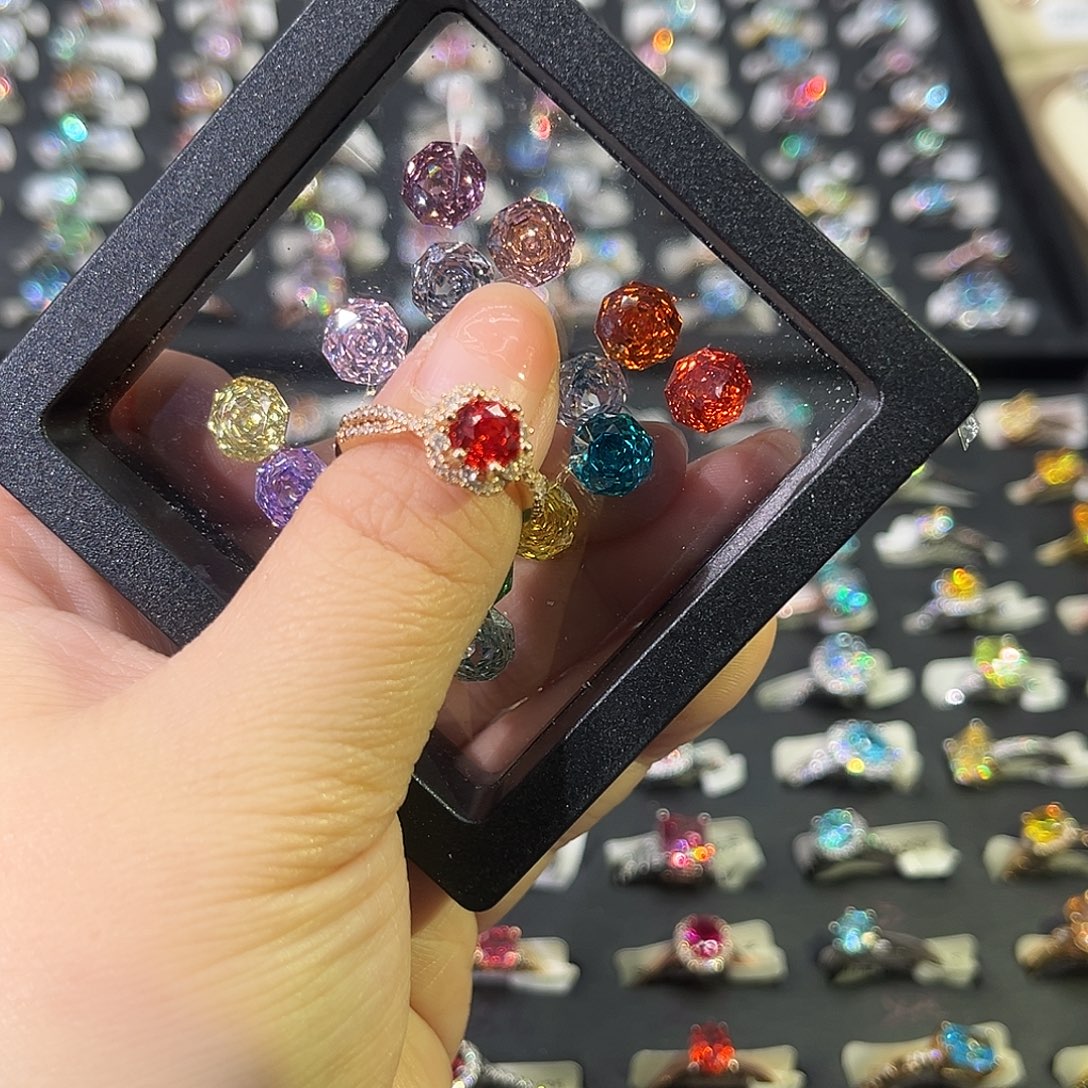 莫桑石非金属B K枚爱莎一卡-15（换恰色玫瑰切）