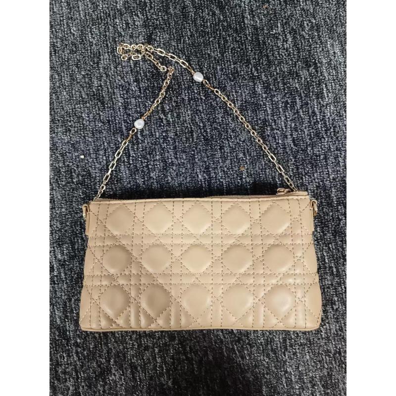 时尚新款打造真皮女士腋下包时尚 0153 杏色