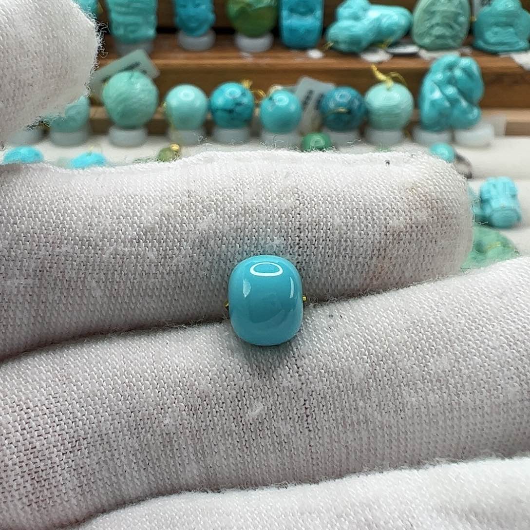 绿松石老型珠 未镶嵌