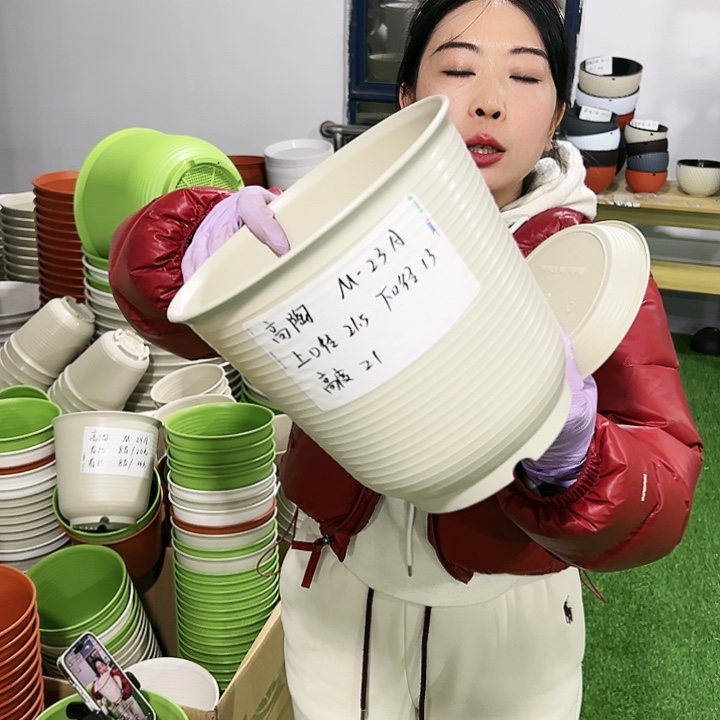 正品高陶口21高21米色6只带托