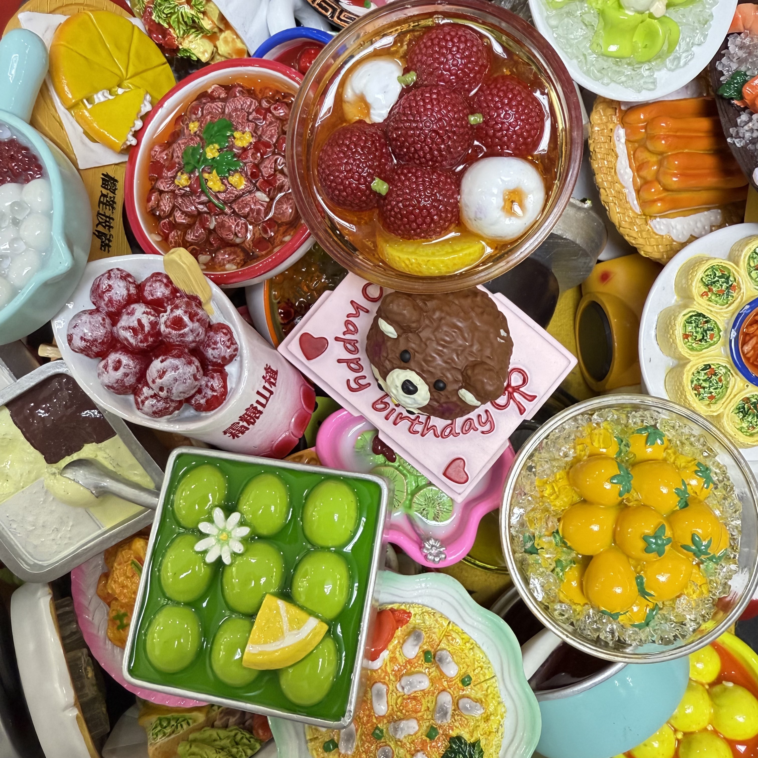 【序号500-600】仿真树脂食玩冰箱贴【手工制品，默认微瑕】