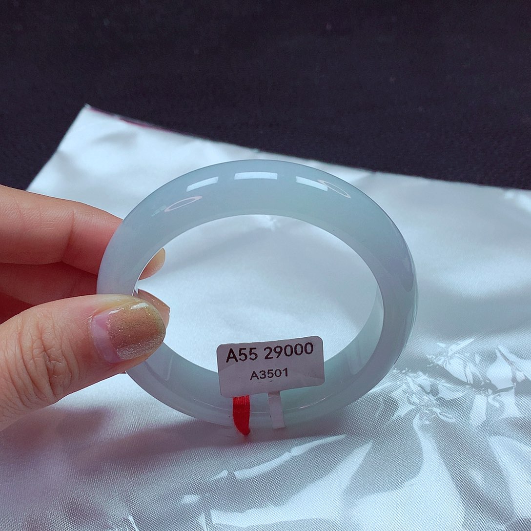 翡翠手镯未镶嵌手镯55