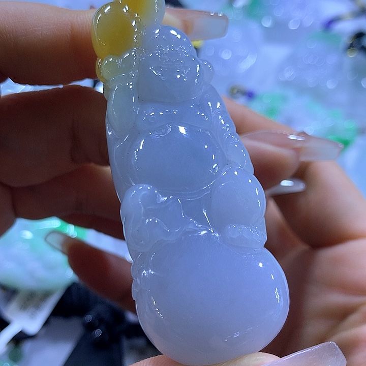 颈饰未镶嵌翡翠天然翡翠A货吊坠