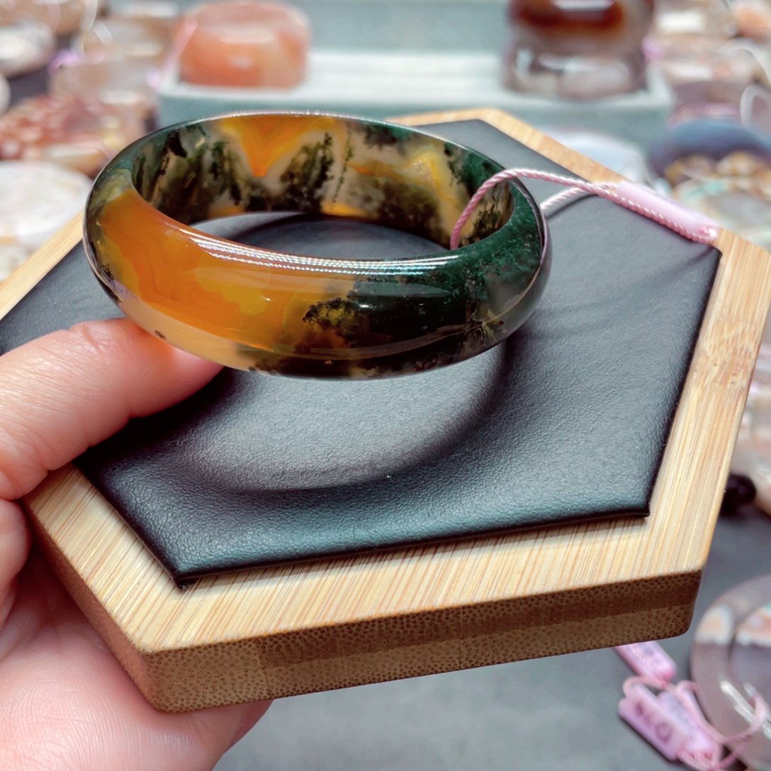 玛瑙/玉髓手镯未镶嵌莲*1