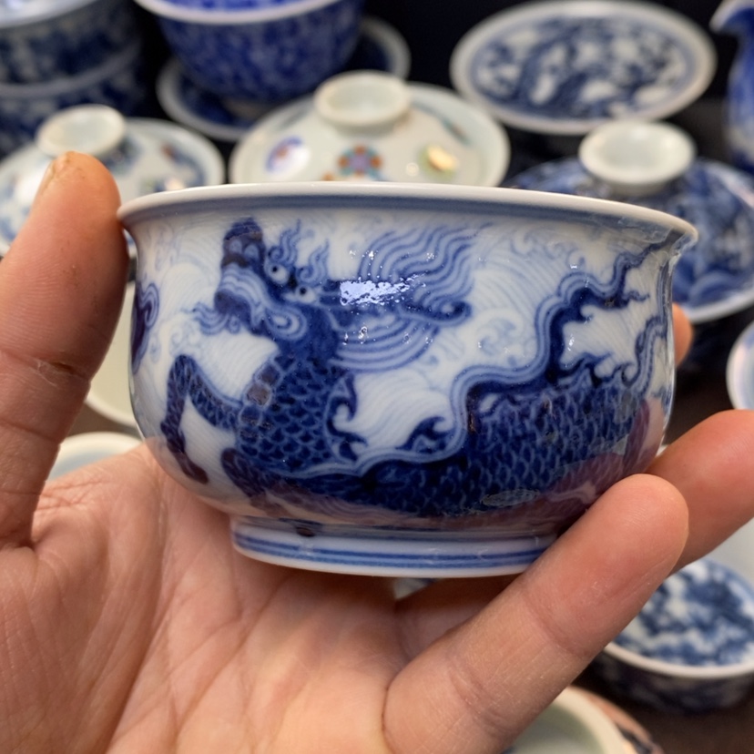 【闪购商品】景德镇青花主人杯