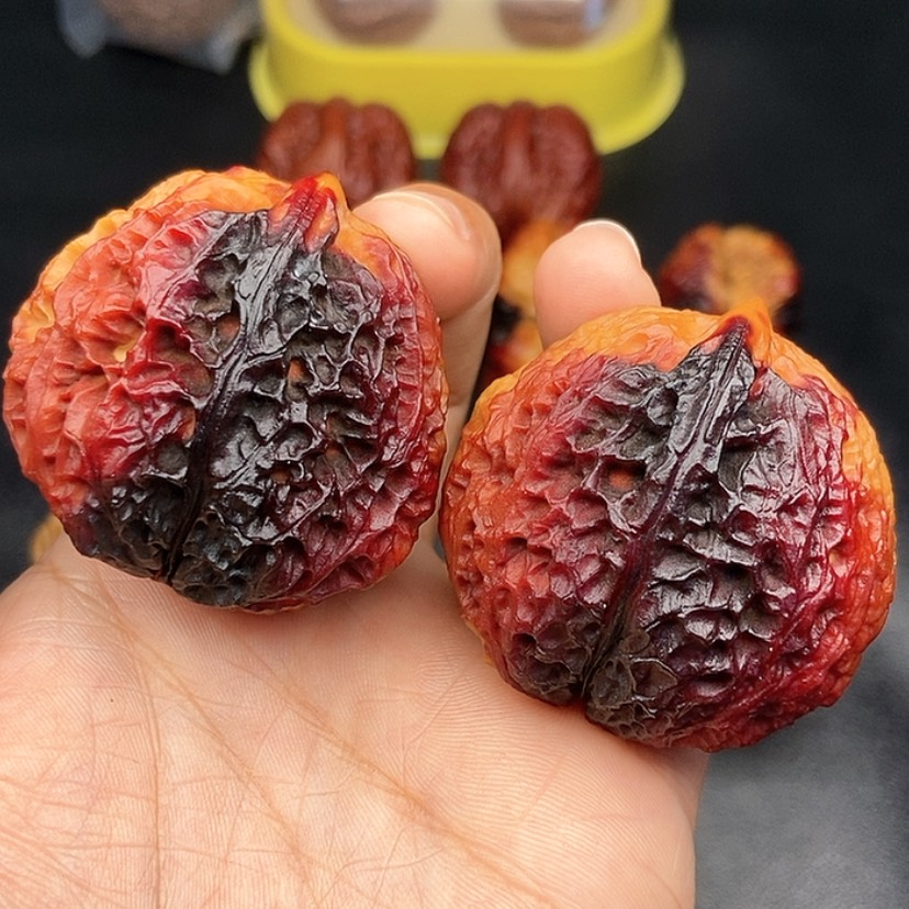【闪购商品】把件文玩核桃43尺大寿桃