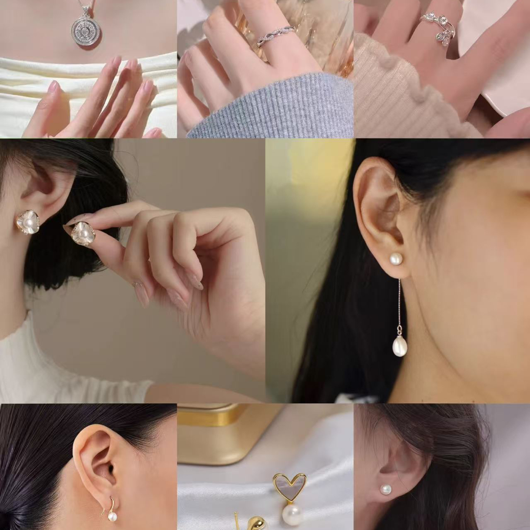   【秋季热卖款】耳环耳饰重工轻奢项链手链戒指手镯DIY