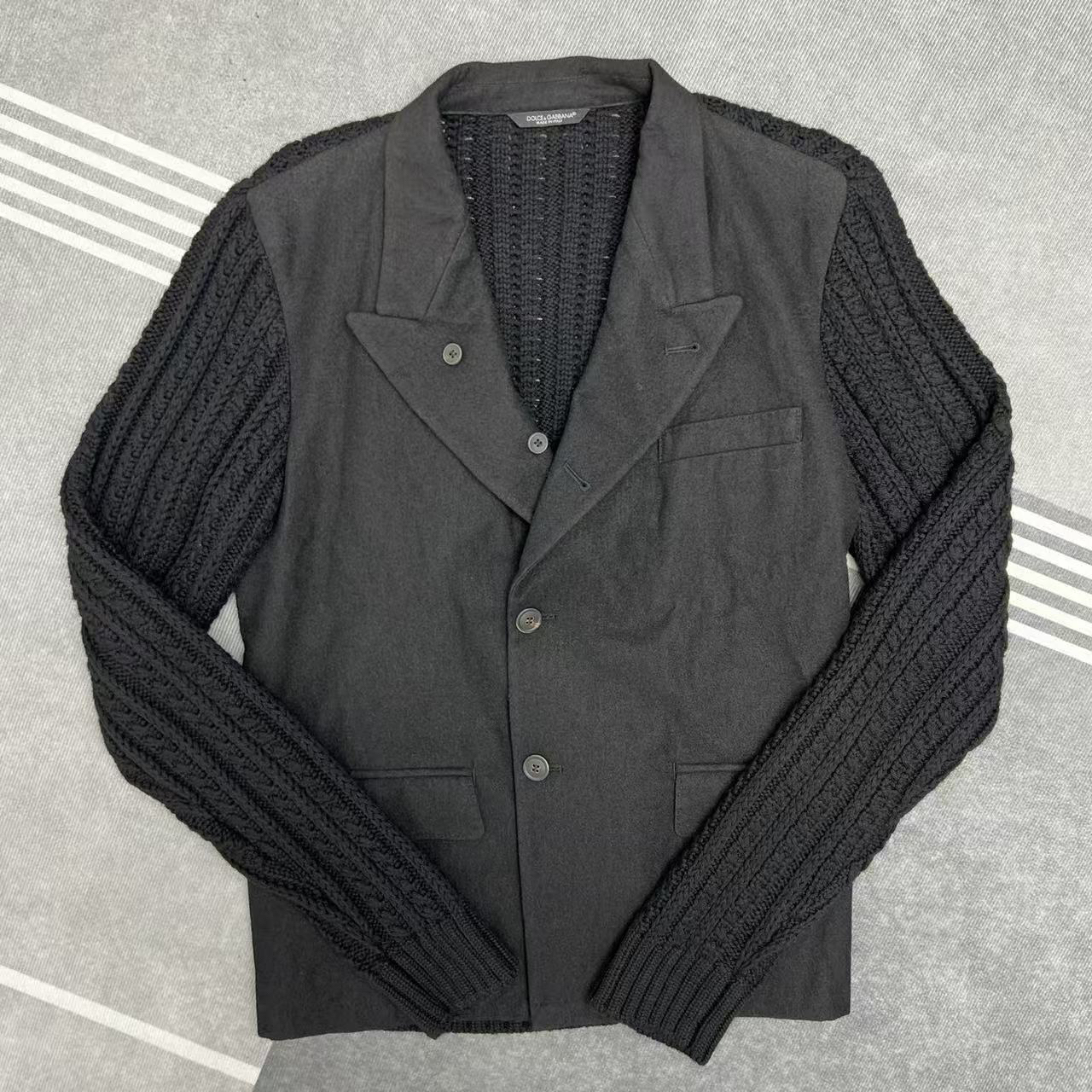 未使用 maje DG羊毛针织外套休闲西服高品质西装外套灰色