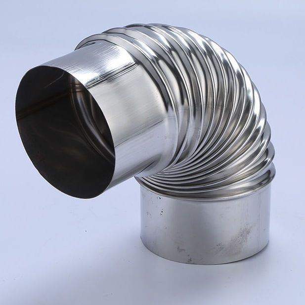 弯头100直径柴煤两用气化弯管农村取暖烟囱接头